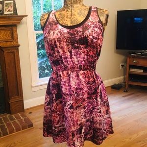 Guess Purple Print Dress